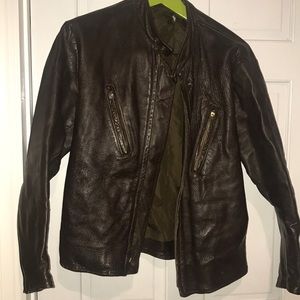 Men's leather jacket